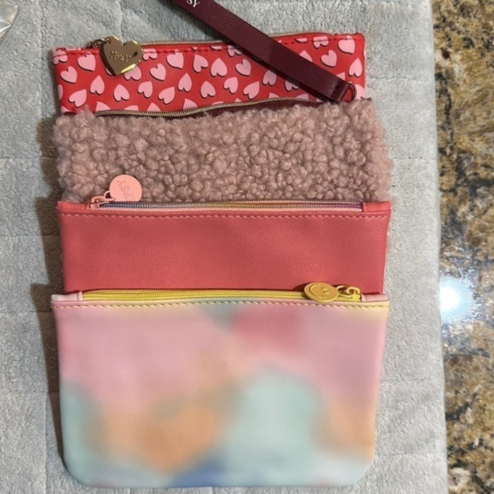 4 Brand New Wristlets Pouches Bags set of 4
